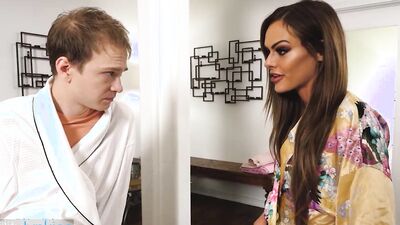 REALITYJUNKIES - Aila Donovan Gives Her Favorite Student Alex Jett A Massage On His Dick
