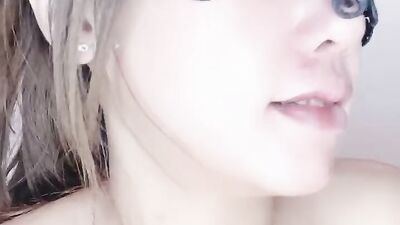 Eps 01 Hot Asian Girl masturbating with pink vibrator