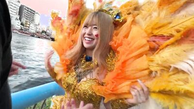 Part 1. Picking up a gal who is too erotic in samba! Their eyes are glued to the asses spilling out of the netting!