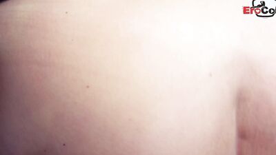 German parking lot date with a German blonde teen slut POV