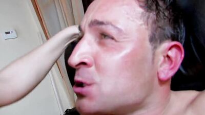 Stunning young French blonde Shana Spirit gets her ass fucked by Jorge in the office
