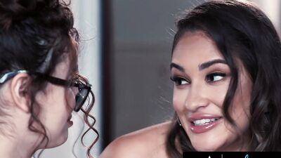 GIRLSWAY - Stunning Babe Leana Lovings Cancels Prom Night Plans To Fuck Her Hot Girlfriend Instead