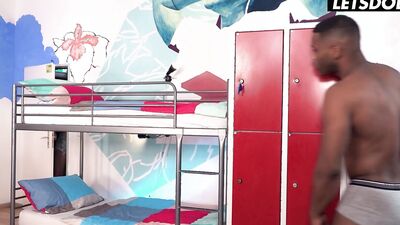 Blonde Beauty Darrell Deeps Drilled Deep by BBC While On Vacation - HORNY HOSTEL