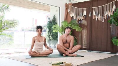 MILFY Fit Yoga MILF Medusa Rides Young Stud's Cock All Day