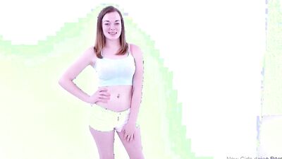 Hot Teen Slut gets Tight Pussy Fucked Cock Sucking Audition
