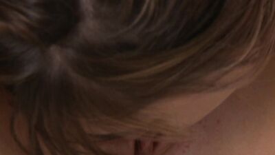 Watch As The Beautiful Chick Grabs Her Man's Stiff Dick, To Give Him A POV Filmed Blowjob.