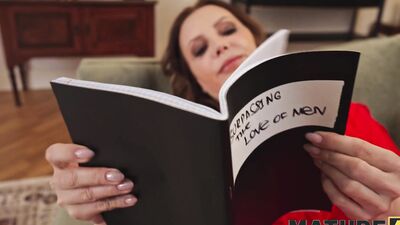 MATURE4K. Threesome sex with bisexual cougar