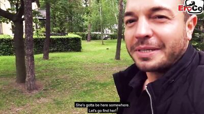 Blonde tourist teen visits Germany and gets fucked straight away