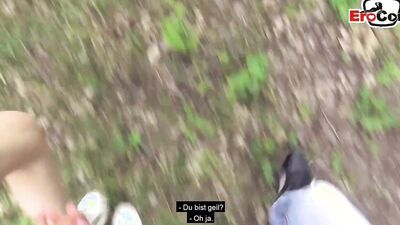 Blonde tourist teen visits Germany and gets fucked straight away