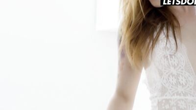 Sexy Redhead Foxy Sanie Indulges In The Best Romantic Sex of Her Life - WHITEBOXXX