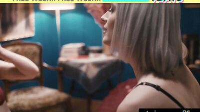 MIXEDX - Steamy Lesbian Threesome With Thre Cute Babes Kate Quinn, May Thai And Christy White