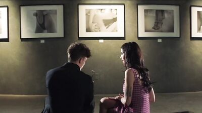 Deeper. Sultry Jade Has Intense Public Sex At Art Gallery