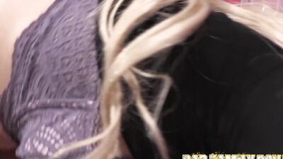 Bad Family POV - Blonde big tits hottie Alix Lynx pleases her stepdaddy