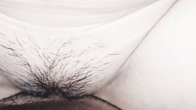 Pushing a Beautiful Girl in a Muslim Women's Hijab Without a Condom, She Doesn't Want to Take Off Her Hijab When She Pushes