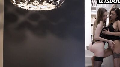 Gorgeous Russian Girls Lena Reif and Liya Silver Have Hot Lesbian Sex - A GIRL KNOWS