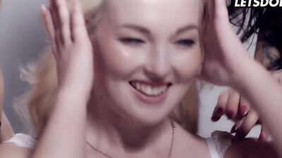 Lexi Dona, Silvia Dellai, Sybil and Lovita Fate Lesbian Fuck After Photoshoot - A GIRL KNOWS