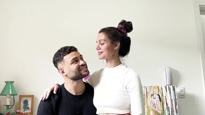 Beautiful Brazilian Amateur Blows Her Blindfolded BF - Lustery