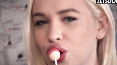 Cheating Russian Slut Arteya Fucks Big Dick Receptionist While Her BF is Away - HORNY HOSTEL