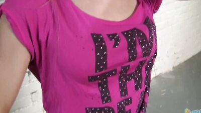 POV hand job Avril Hall full movie CIM HJ big shot of jizz directly in her pie hole!