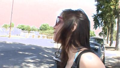 19 Year Old Brunette Gets Pounded By Her New Neighbor