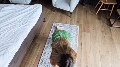 Virgin Cute Babysitter Gave Her Body and Ass