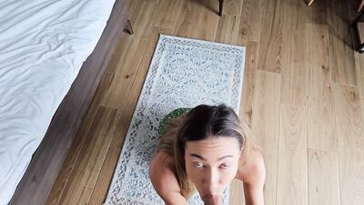 Virgin Cute Babysitter Gave Her Body and Ass