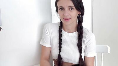 She agreed to show me her tits and then fuck at my house