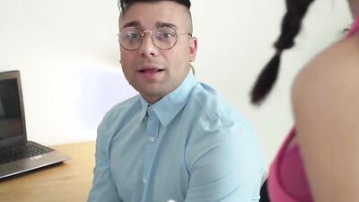 FAKEhub - gorgeous petite college teen take her best friend out of the Friendzone and into her pussy
