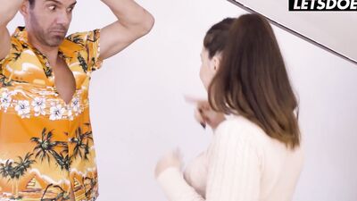 Cheating Slut Curvy Brunette Minni Joy Fucks Big Dick BFF - LATINA MILF