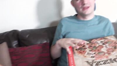 Aunt Judy's XXX - Busty BBW MILF Charlie Rae Gets Creampied by the Pizza Guy