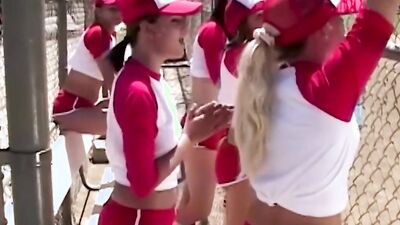 A Massive Lesbian Orgy by the Pool Can Make Any of These Coeds Cum