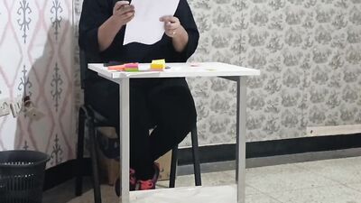 I fail the final exam and fuck my teacher to pass the course