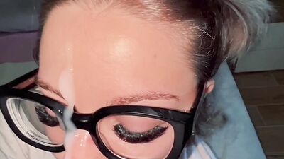 FILL MY WHOLE MOUTH AND FACE WITH YOUR HOT CUM ( Compilation )
