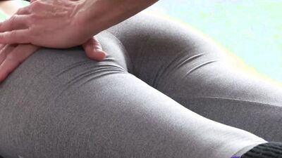 Dirty Yoga teacher fucks student - Fitness Rooms
