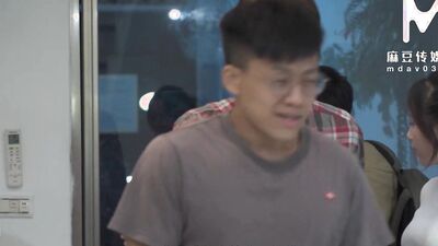 ModelMedia Asia - Enjoying the barbecuing on Mid-Autumn Festival, and having group sex