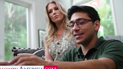 Accidental Dick Pic Exposes Max's Monster Cock to Sexy MILF Andi Avalon