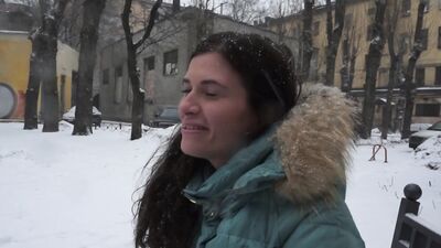 Agent wanted to fuck skinny teen but was refused - Full Video