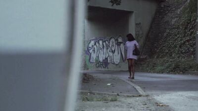 Public Agent FULL SCENE - Latina babe with nice tits gets an creampie at night under a bridge