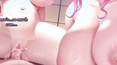 Try Not to Cum Challenge: Yae and Ei Edition [FFM Threesome, Edging Countdowns, Light Breathplay]