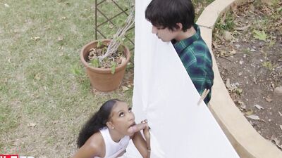 MILFED - Horny Olivia Jayy Catches And Fucks Her Neighbor Ricky Spanish After Her Husband Leaves