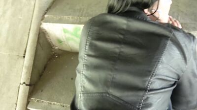 Public Agent - hot 18 year old brunette with big ass has public sex for first time