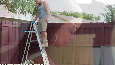 REALITY KINGS - Harley Dean Invites JMac Inside For A Sneaky Fuck While Her Husband Is Around