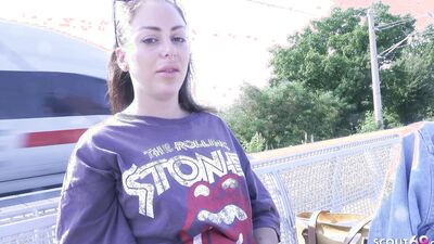 GERMAN SCOUT - First Time Anal at Pickup Casting Fuck for Perfect Ass Alia Star