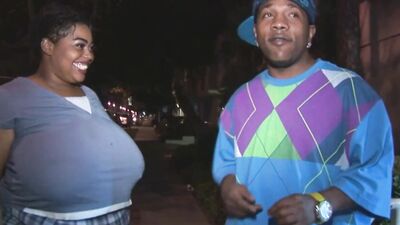 BBW with short hair gets penetrated by a big black cock