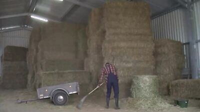 Granny goes to a farm and she gets fucked by the dirty farmer