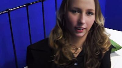 Schoolgirl is persuaded to come to the hotel room with her