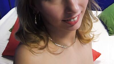 Schoolgirl is persuaded to come to the hotel room with her