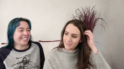 Casting Desperate Amateurs Alisha Olivia and Milo Getting their tight pussies pounded