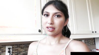 Latina Stepdaughter Shows Her Appreciation By Getting Fucked