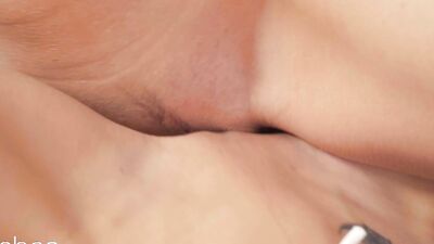 Lesbea Czech Lilly Bella and Latina Mells Blanco romantic lesbian scissoring and fingering orgasms